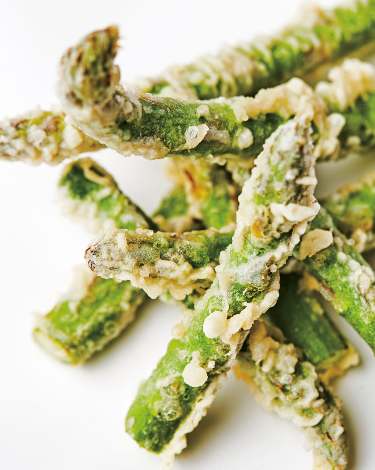 Asparagus tempura
